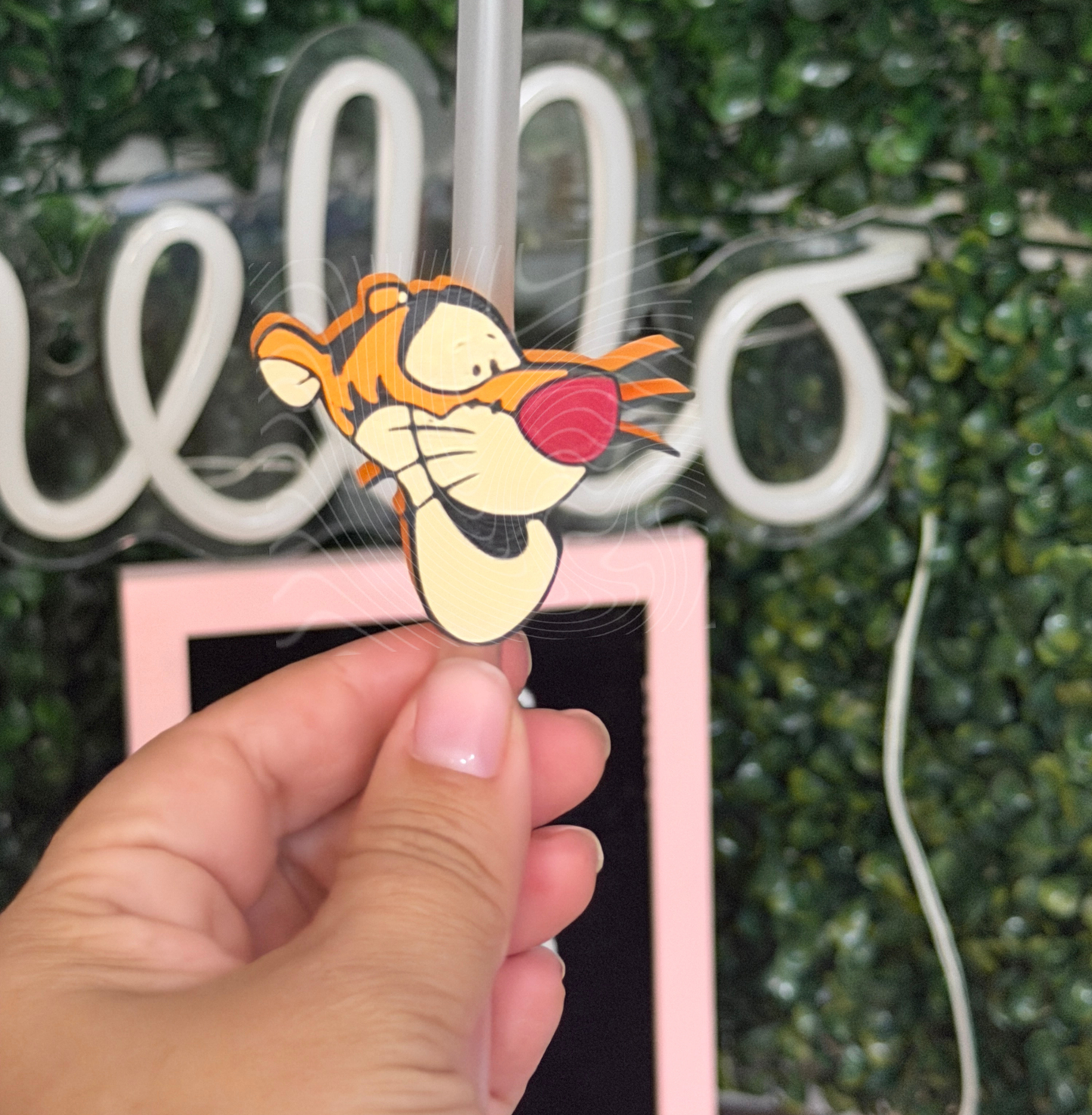 tigger straw topper