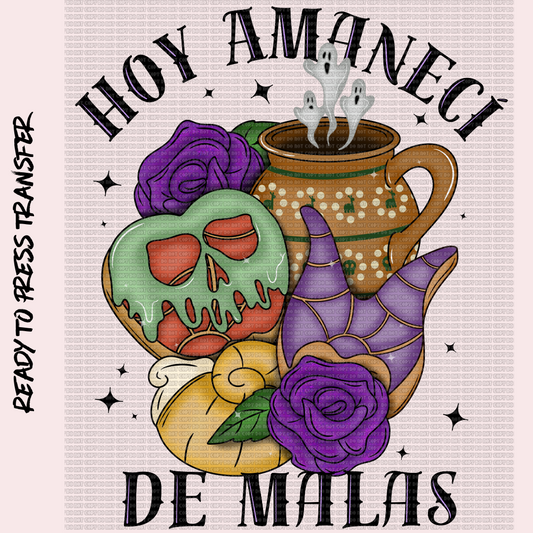 HOY AMANECI DE MALAS