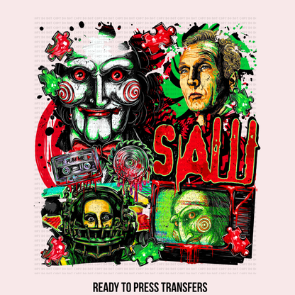 JIGSAW W/ 2 SLEEVES DTF TRANSFERS